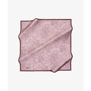 Pañuelo de Seda de Diseño de Lujo - Rosa Claro 90x90 cm, Pañuelo Cuadrado de Satén para Primavera Verano - Product Image 1