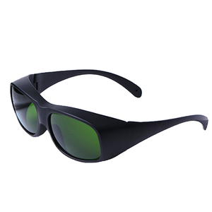Gafas de Seguridad para Láser IPL, Venta al Por Mayor de Fábrica, Precio Bajo, Acero Inoxidable, Certificación CE, 200-1800nm (Negras) - Product Image 1