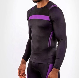 Nouvelle impression d'usure de compression personnalisé Rash Guard bas prix haute qualité Rash Guard pour hommes - Product Image 3