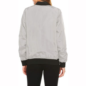 Blouson Bomber pour Femme en Coton d'Hiver Respirant à Coutures en Diamant Uni et Matelassé - Product Image 2