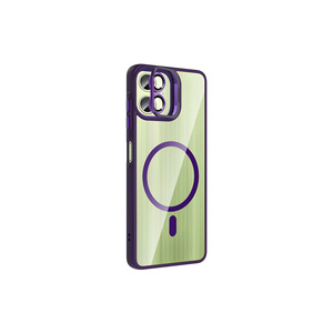 Étui de chargement magnétique M-Safe SNEL Etro Series pour Samsung Galaxy A06 avec béquille et protection d'objectif en silicone compatible - Product Image 3