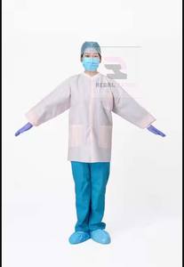 ชุดยูนิฟอร์มโรงพยาบาลแบบขายส่ง ชุดสครับทางการแพทย์แบบไม่ถักทอสำหรับแพทย์และพยาบาล - Product Image 6