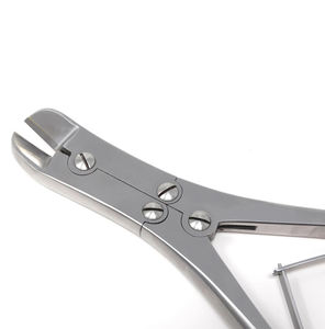 Cortador de Alambre Ortopédico TC de 230 mm, Curvo y Angulado, de Carburo de Tungsteno, Instrumento Quirúrgico para Alambre Blando y Duro, Uso Hospitalario, Certificado CE - Product Image 3