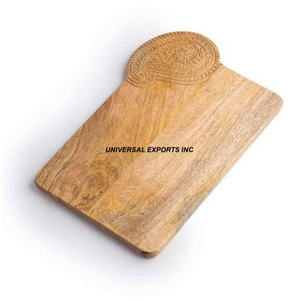 Tabla de cortar de madera de lujo Tabla de cortar hecha a mano de excelente calidad Tabla de cortar de diseñador con estilo clásico - Product Image 5