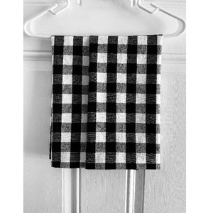 High Quality 100% Organic Cotton <b>Kitchen</b> Cleaning Checked Tea Size Towels From India Gots Certificate Hot Sale <b>Kitchen</b> Towels - Product Image 2