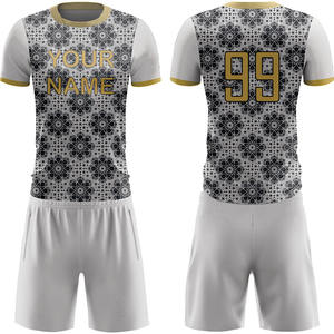 Uniforme de Fútbol Transpirable para Hombre, Personalizable, Manga Corta, Opción de Logotipo Frontal, 100% Poliéster, Antibacteriano, Calidad Premium - Product Image 1