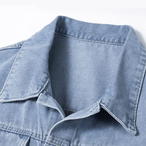 Chaleco vaquero para hombre de diseño personalizado de alta calidad, precio al por mayor, nuevo chaleco vaquero relleno de algodón de estilo informal a la moda para hombre - Product Image 4