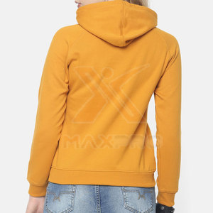 เสื้อฮู้ดผู้หญิงแบบสวมหัว ระบายอากาศได้ดี สไตล์ล่าสุด สีพื้นเรียบๆ ขายส่ง - Product Image 3