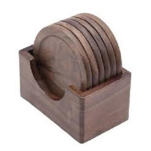 Sous-verres en bois à arrivée chaude tapis sous-verres en pierre boissons sous-verres en bois et taille personnalisée et ensemble d'utilisation de cadeau pour la maison - Product Image 6