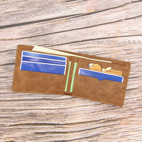 Dompet kulit asli pria, dompet desain merek dengan dompet saku koin hadiah untuk pria 2025 dompet kulit