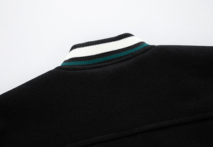 Chaqueta Varsity de Béisbol para Hombre, de Algodón y Poliéster, con Cuello Alto, Letras Bordadas, de Alta Calidad, Impermeable, Cómoda y Personalizable - Product Image 6