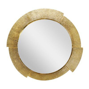 Iron Metal Designer Border Wall Mounted <b>Mirror</b> Gold Finished <b>Round</b> Shape Wall <b>Mirror</b> for Home and Hotels <b>Bathroom</b> Decor - Product Image 5