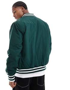 Custom Logo Winter Letterman Baseball college Jacket for Men Chenille Embroidery Patch Varsity Jacket wool Body Leather Sleeves - Product Image 2