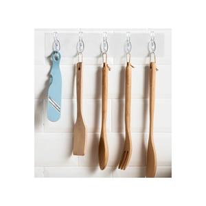 Un pezzo autoadesivo bagno appendiabiti da cucina con 5 ganci - Product Image 2
