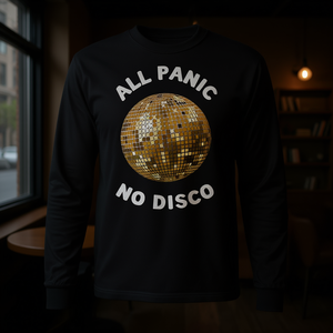 Camiseta de manga larga Hipster Introvert con cita de All Panic No Disco, producto promocional - Product Image 3
