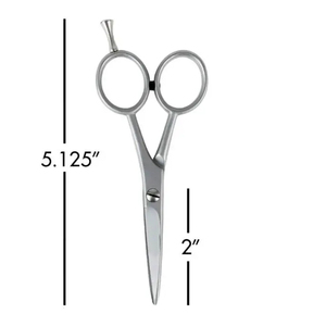 Tijeras de precisión para el cuidado facial, para recortar la barba y el bigote, tijeras de peluquería para mantenimiento y estilizado - Product Image 1
