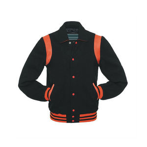 OEM High Quality Vintage Custom Men's Varsity <b>Jacket</b> Embroidery Patches Letterman College <b>Baseball</b> Bomber <b>Jacket</b> Stand Collar - Product Image 6