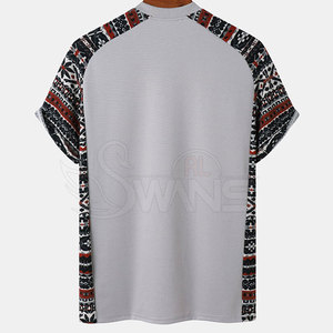 เสื้อยืดผู้ชายแขนสั้นผ้าโพลีเอสเตอร์ระบายอากาศได้ดี ทรงปกติ น้ำหนักเบา สวมใส่สบายสำหรับฤดูร้อน ขายดี มีสีให้เลือกตามสั่ง - Product Image 6