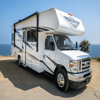 Nouvelle caravane de luxe tout-terrain 4x4 pour l'extérieur, avec toilettes, construction en acier/aluminium, blanche, capacité 4-6 personnes, véhicule de loisirs