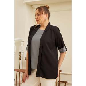 Ensemble deux pièces de veste de sport noire - Product Image 3
