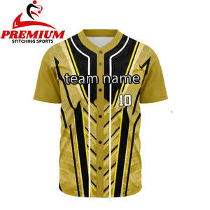 เสื้อเบสบอลของผู้ชายชุดเครื่องแบบไซส์พิเศษผลิตตามสั่งระบายอากาศได้ดีพิมพ์ซับลิเมชัน - Product Image 3