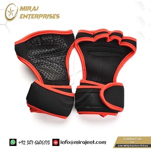 Body Building Gimnasia Grips Gimnasio Mano Palma Protector Guante 2PCS Levantamiento de pesas Guantes de entrenamiento Mujeres Hombres Fitness Deportes - Product Image 2