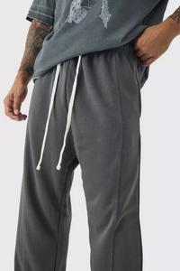 Servicio OEM personalizado de gran tamaño de algodón pesado de los hombres nuevos básicos Premium negro Jogger pantalones al por mayor oferta tendencia 2024 calidad - Product Image 2