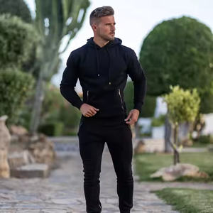 เสื้อฮู้ดเข้ารูปผ้าฝ้าย100% สำหรับผู้ชายรับประกันคุณภาพสูง100% สำหรับวิ่งในฤดูหนาว - Product Image 4