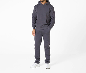 Survêtements d'hiver en polaire de haute qualité pour hommes, ensemble jogging 2 pièces, tendance mode, sport, fitness, séchage rapide, 100% coton - Product Image 3