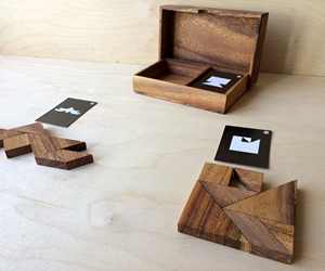 Logic Tangram Set With Play <b>Cards</b> Wooden Puzzle Game Mind Game For Enhances Creativity Critical Thinking And Problem Solving - Product Image 1