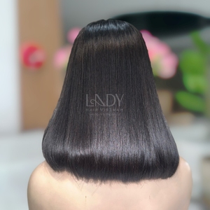 Venta caliente hueso recto Bob de color natural de cabello humano vietnamita para mujeres negras - Product Image 4