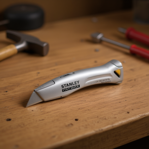 Couteau à lame fixe robuste Stanley Fatmax en argent - Product Image 3