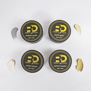 19 ans d'expérience dans la coiffure pour hommes en usine Pâte d'argile à pommade mate avec aspect naturel texturé et peu brillant - Product Image 1