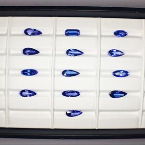 อัญมณีแทนซาไนต์ธรรมชาติสีฟ้าผ่านการรับรองด้วยความร้อนได้รับการรับรองจาก IGI - Product Image 1