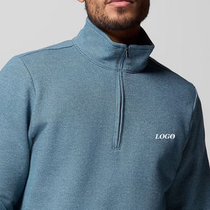 Sudadera para Hombre de Manga Larga con Diseño de Logotipo Personalizado y Puños Acanalados, Corte Holgado para Compradores Mayoristas, Felpa de Algodón - Product Image 2