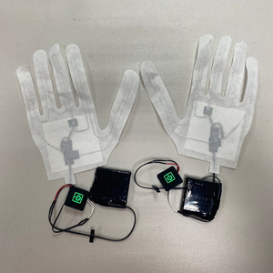 Factory Customizable 3.7V 7.4V 12V Ultra-<b>Thin</b> Carbon Fiber Heating Pads Elements for Heated <b>Gloves</b> 3 Level Controller - Product Image 5