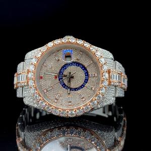 Reloj de Lujo con Diamantes Cultivados en Laboratorio para Hombre, con Esfera Completamente de Diamantes, Diseño Premium, Estilo Moderno - Product Image 2