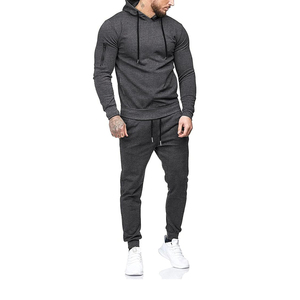 Sweat-shirt à capuche décontracté gris foncé pour hommes pour l'hiver Sweat-shirt à la mode pour la course et le jogging pour le printemps et l'automne - Product Image 1