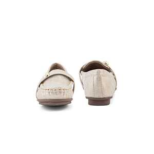 Mocassin formel doré pour filles - Product Image 2