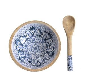 Printed Wood <b>Snacks</b> Serving <b>Bowl</b> Soup Serving <b>Bowl</b> for Restaurant & Hotels Table Decoration Wholesale Prices - Product Image 6