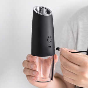 Juego de Molinillos Eléctricos Inteligentes para Sal y Pimienta, Gran Capacidad, Grosor Ajustable, Recargables por USB, para Cocina, Hogar y Barbacoa - Product Image 6