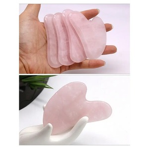 Vente en gros d'outils de beauté en pierre de jade naturel Gua Sha pour le visage et le corps - Product Image 6