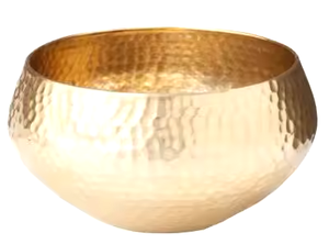 Tazón de Almacenamiento de Alimentos de Diseño Exclusivo para Centros de Mesa, Acabado Dorado, Tazón para Servir Frutas Más Vendido - Product Image 3