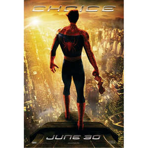 Tarjeta postal de diseño moderno de Spider-Man 2 para decoración de pared - Product Image 1