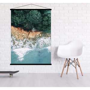 Bandes d'affichage minimalistes noires 100 cm (paire) – Alternative aux cadres pour fixation murale - Product Image 3