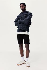 Short de Haute Qualité pour Homme, Coupe Slim, 5 Poches, Bleu Denim, Confortable, Légèrement Extensible, Non Tissé, Vente en Gros - Product Image 6