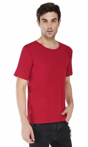 T-shirt décontracté pour homme 100% coton, imprimé sur mesure, manches courtes, col rond, design uni, respirant, séchage rapide, tricoté, promotionnel pas cher - Product Image 3