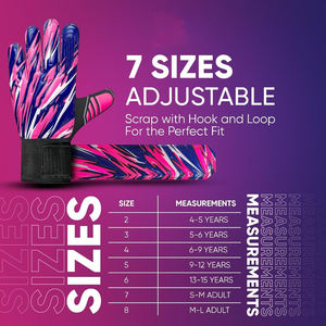 Gants de gardien de but en latex, forte adhérence, imperméables, avec sangle de poignet réglable, fermeture à lacets, pour gardien de but de football, enfants, jeunes, adultes - Product Image 5