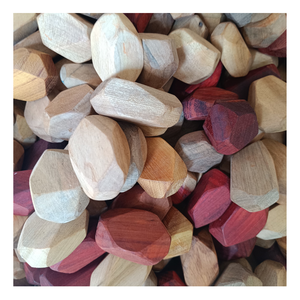 Vietnam jouets Montessori en bois roches empilables éducatifs pour les enfants Logo personnalisé disponible fabriqué à la main matériau sûr en vrac affaire - Product Image 1