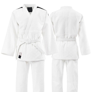 Heavy Duty Customizable Judo Gi Uniform Double Weave 340g Cotton Fabric Reinforced Seams Professional Comfort Training Front - Product Image 3